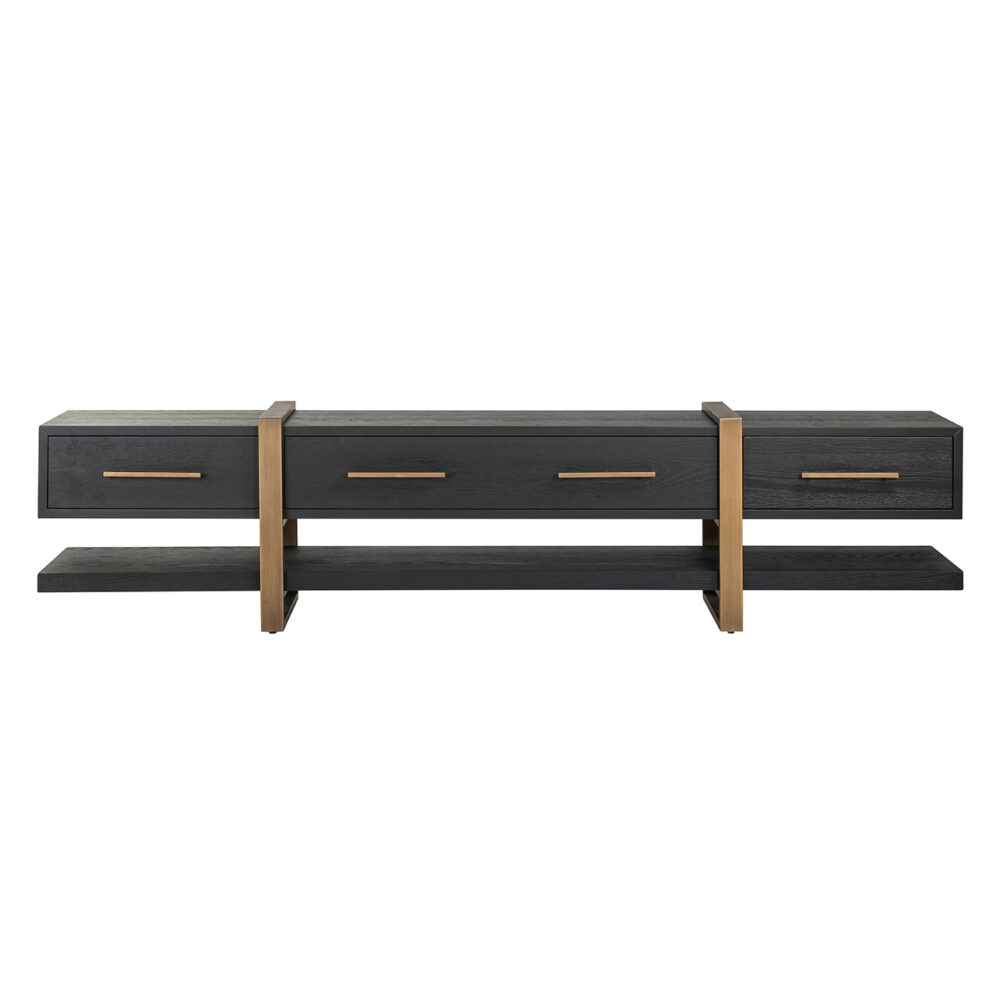 TV-dressoir Cambon 3-laden (Dark coffee)
