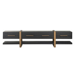 TV-dressoir Cambon 3-laden (Dark coffee)