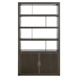 Wandkast Rivertree 3-planken 2-deurs (Brown)