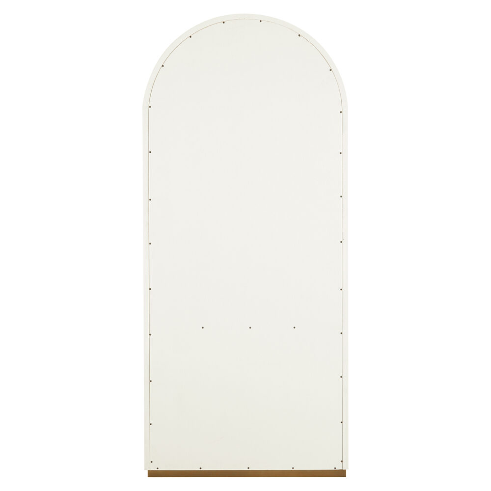 Wandkast Tivoli met gebogen bovenkant 2-deurs 3-planken (White)