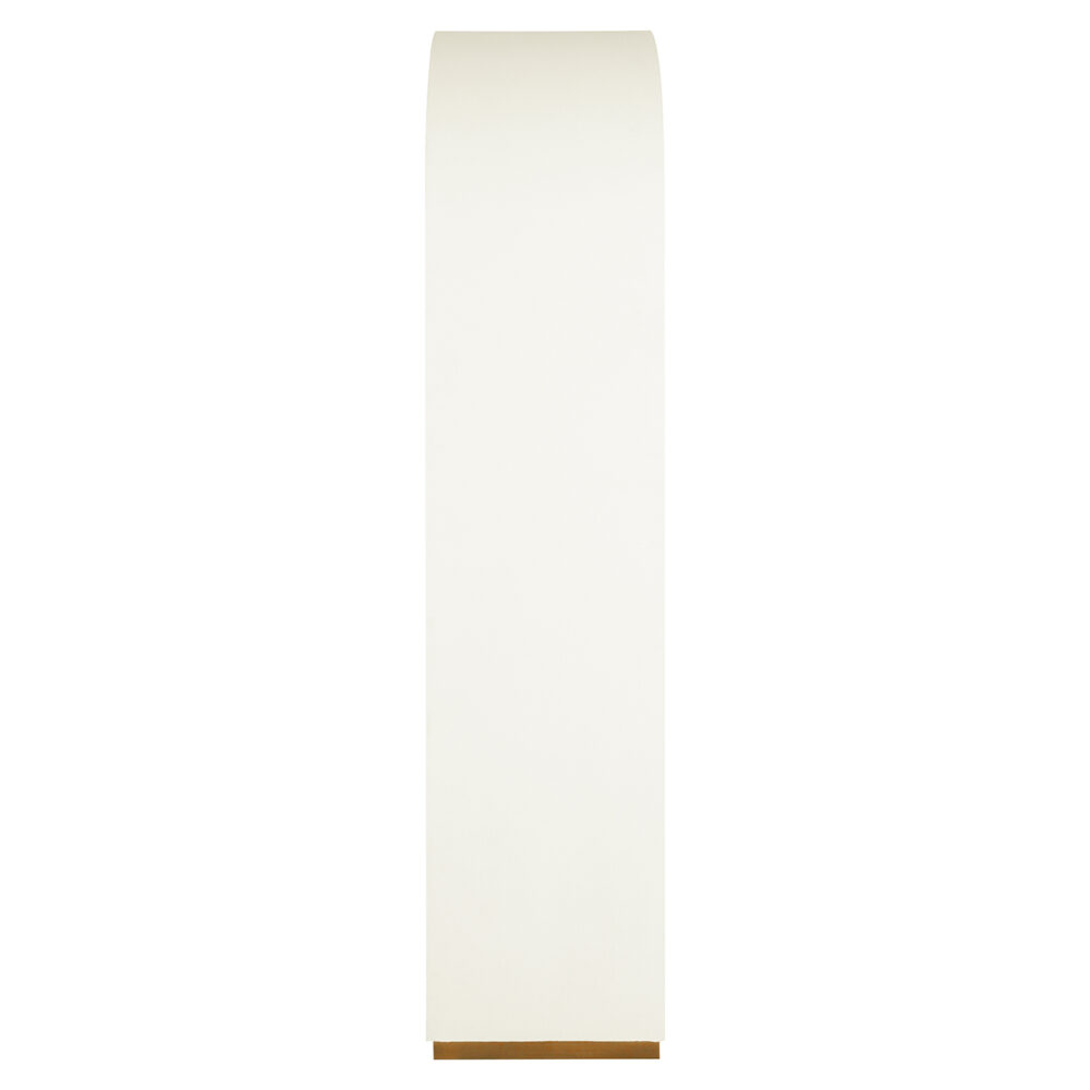 Wandkast Tivoli met gebogen bovenkant 2-deurs 3-planken (White)