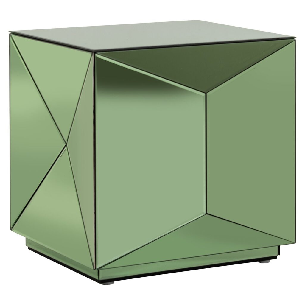 Bijzettafel Shifra spiegel groen (Green)
