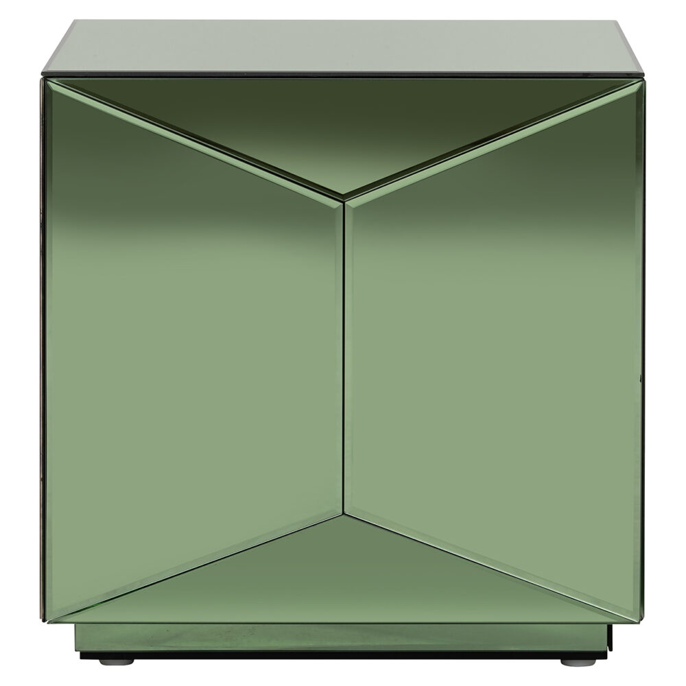 Bijzettafel Shifra spiegel groen (Green)