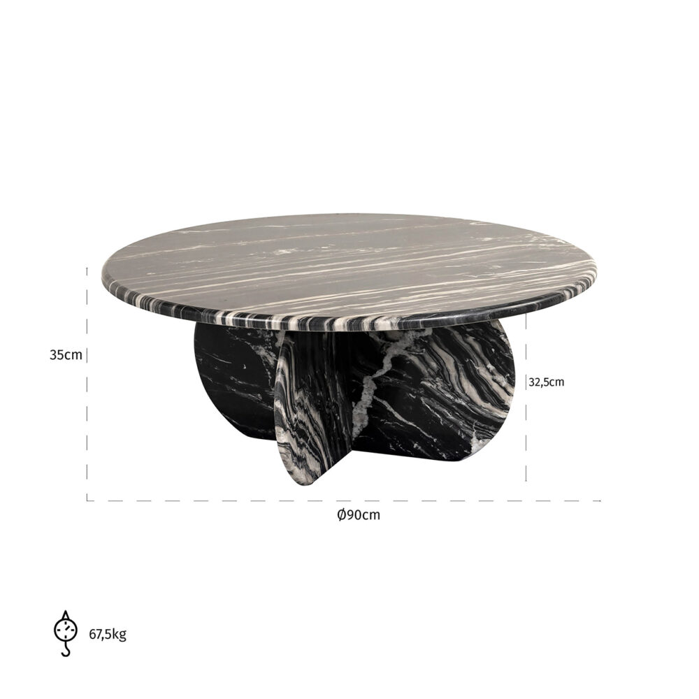 Salontafel Bancroft (Black)