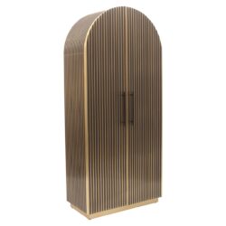 Wandkast Les Arcs 2-deurs (Brushed Gold)
