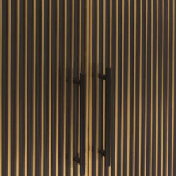 Wandkast Les Arcs 2-deurs (Brushed Gold)