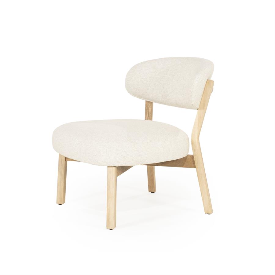 Fauteuil Mikky naturel – beige Moon