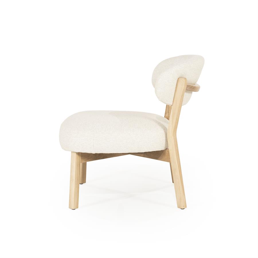 Fauteuil Mikky naturel – beige Moon