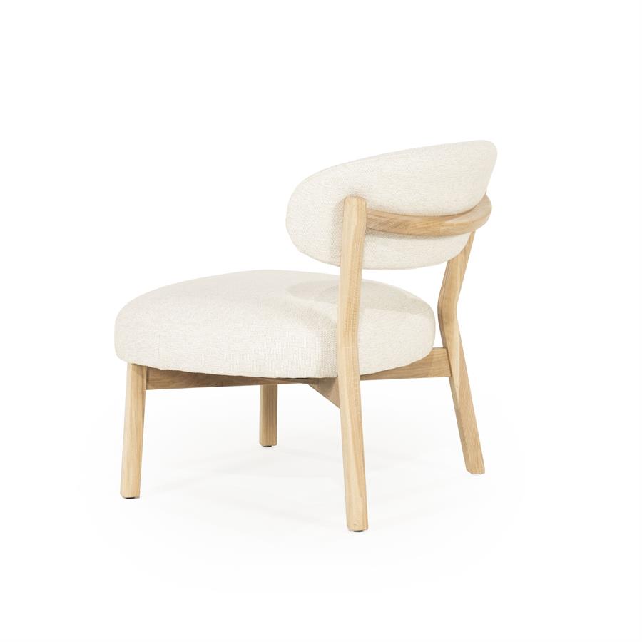 Fauteuil Mikky naturel – beige Moon