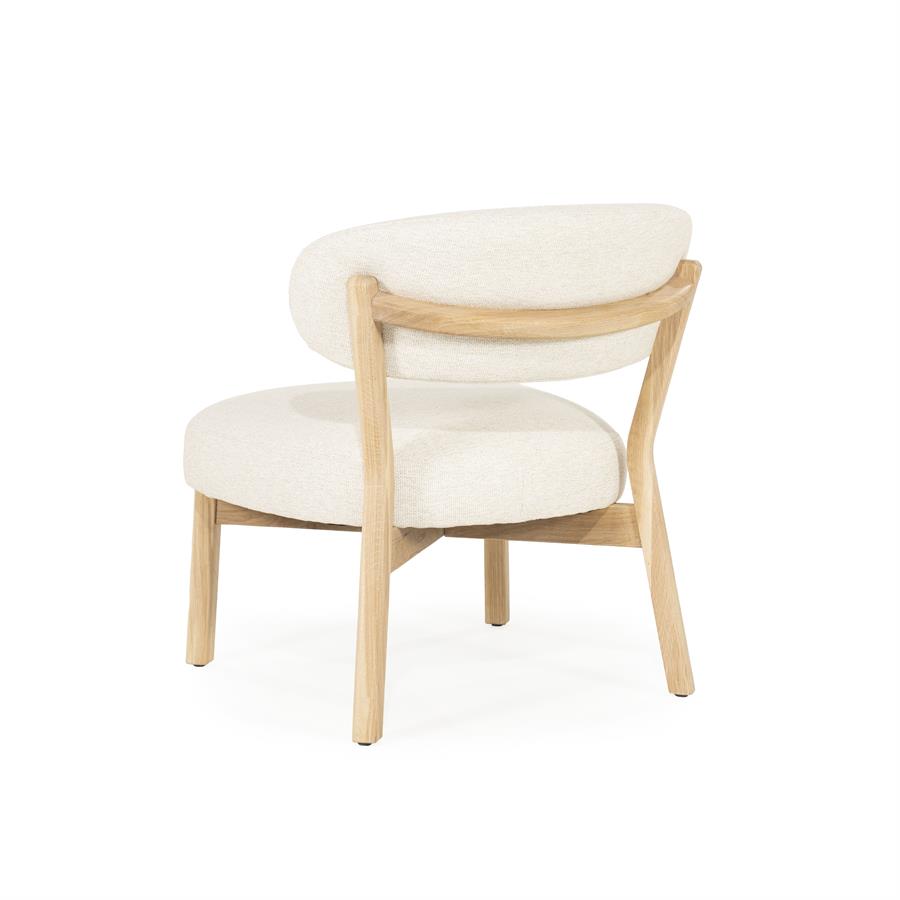 Fauteuil Mikky naturel – beige Moon