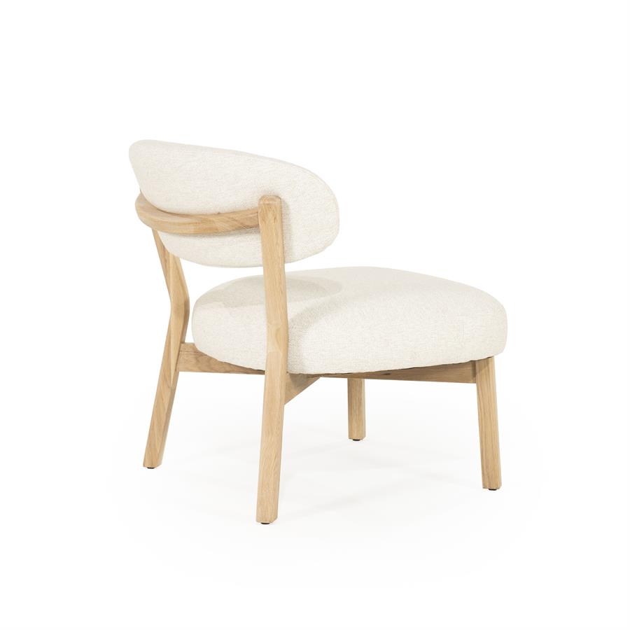 Fauteuil Mikky naturel – beige Moon