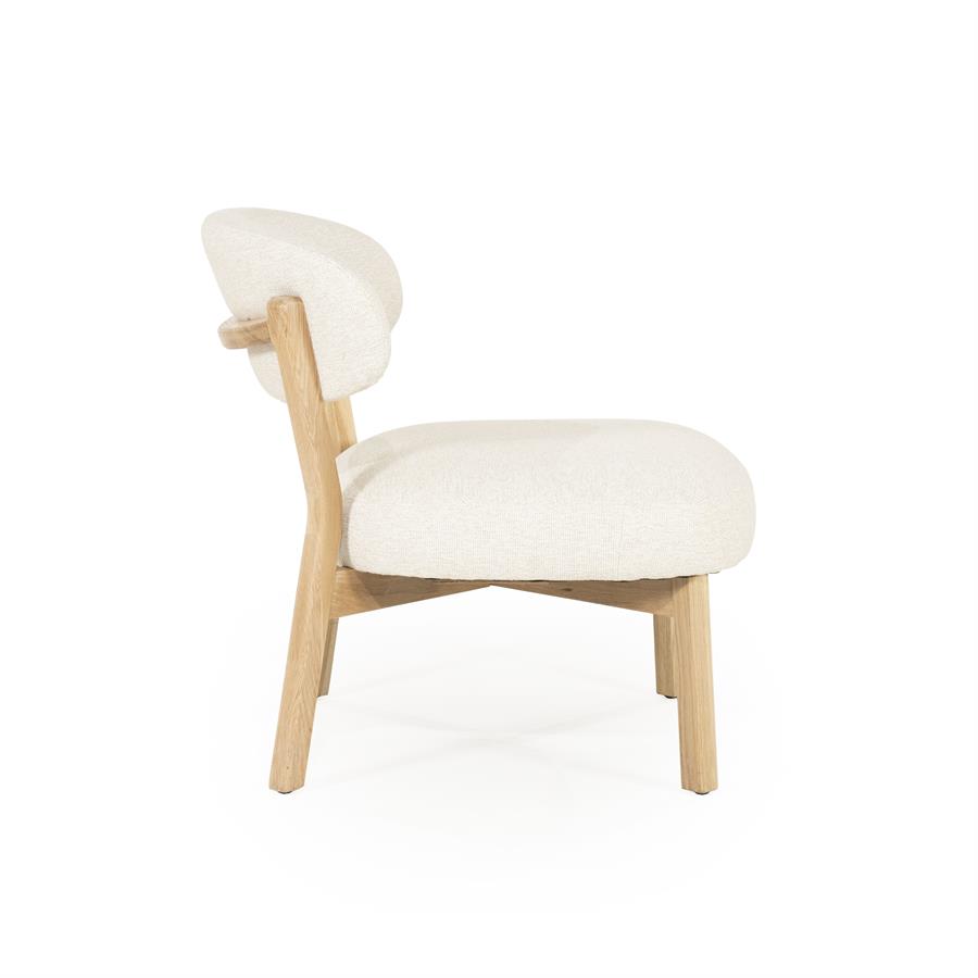 Fauteuil Mikky naturel – beige Moon