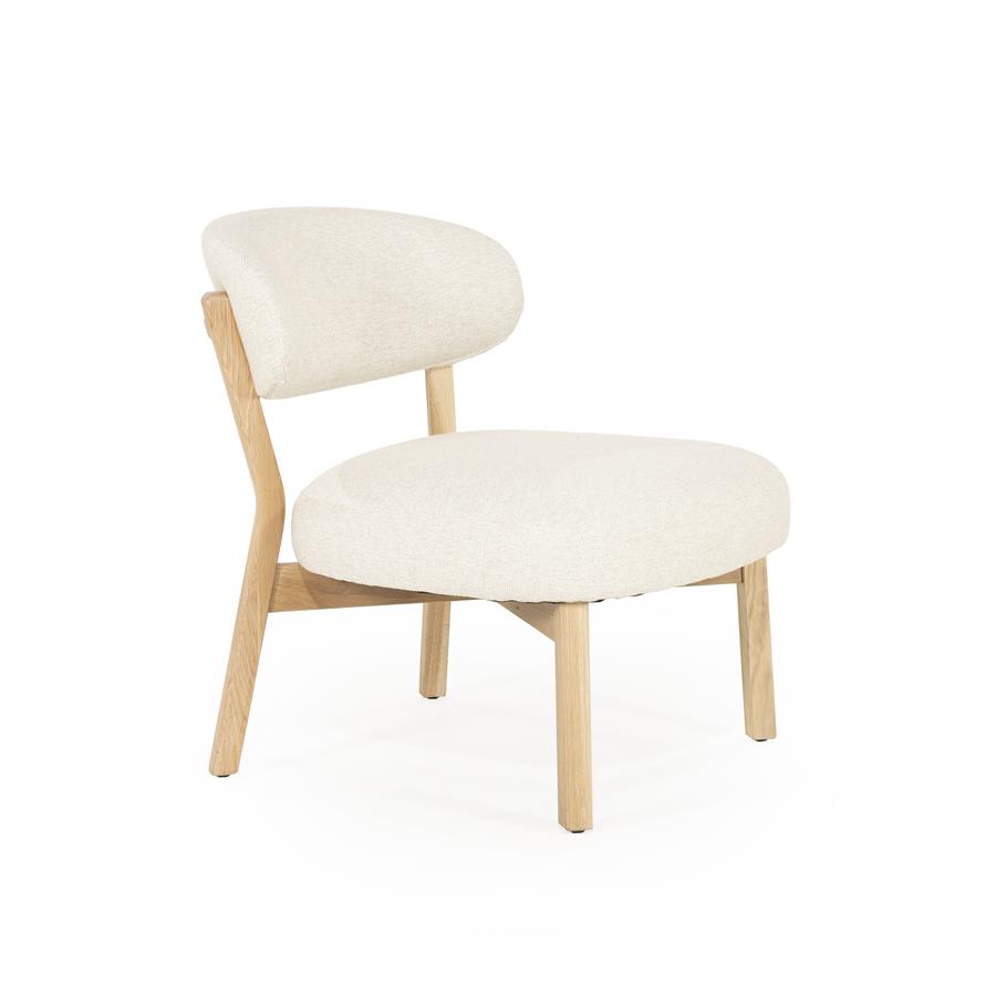 Fauteuil Mikky naturel – beige Moon