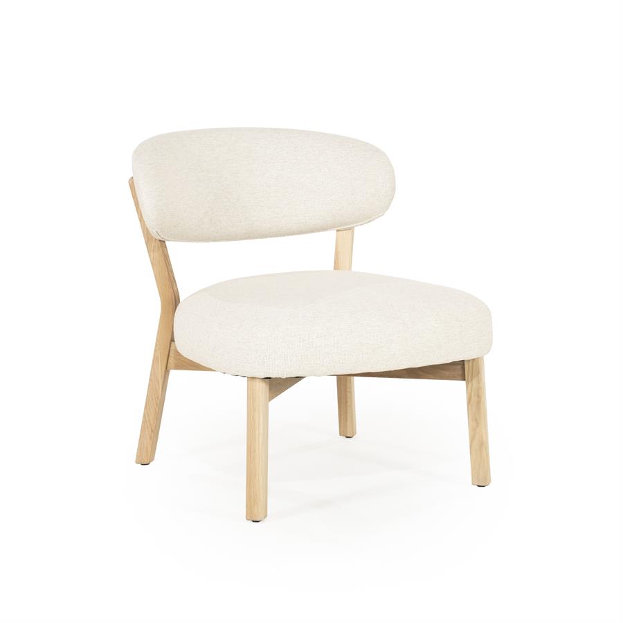 Fauteuil Mikky naturel – beige Moon