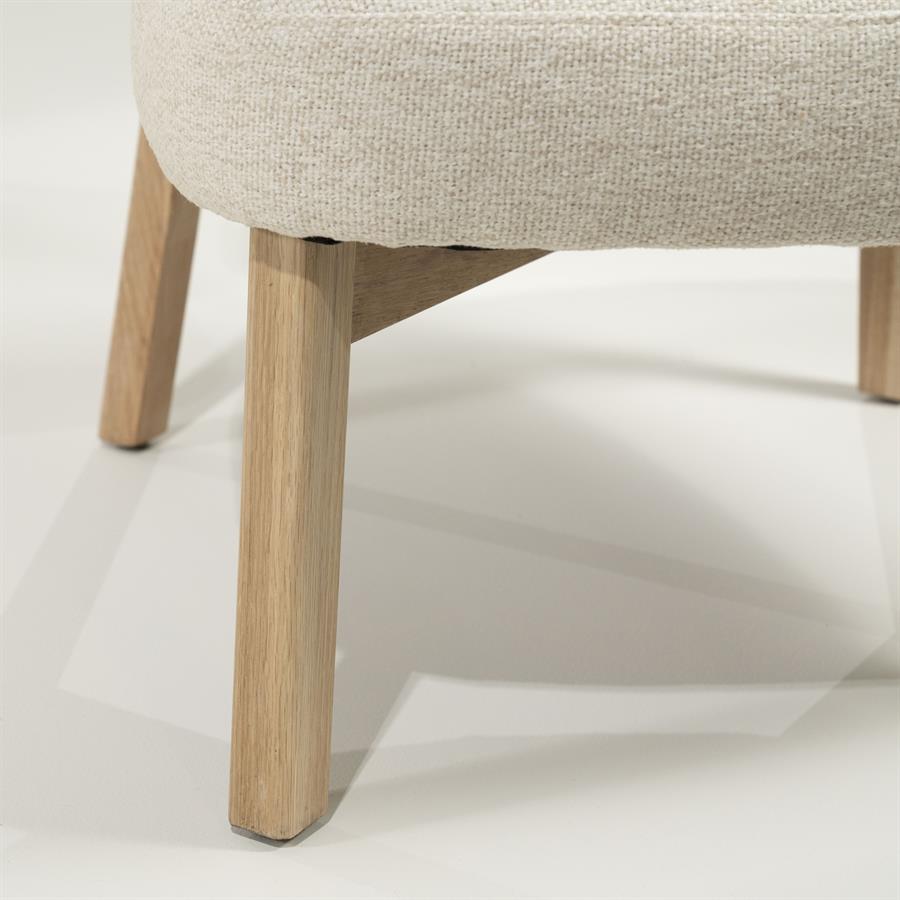 Fauteuil Mikky naturel – beige Moon