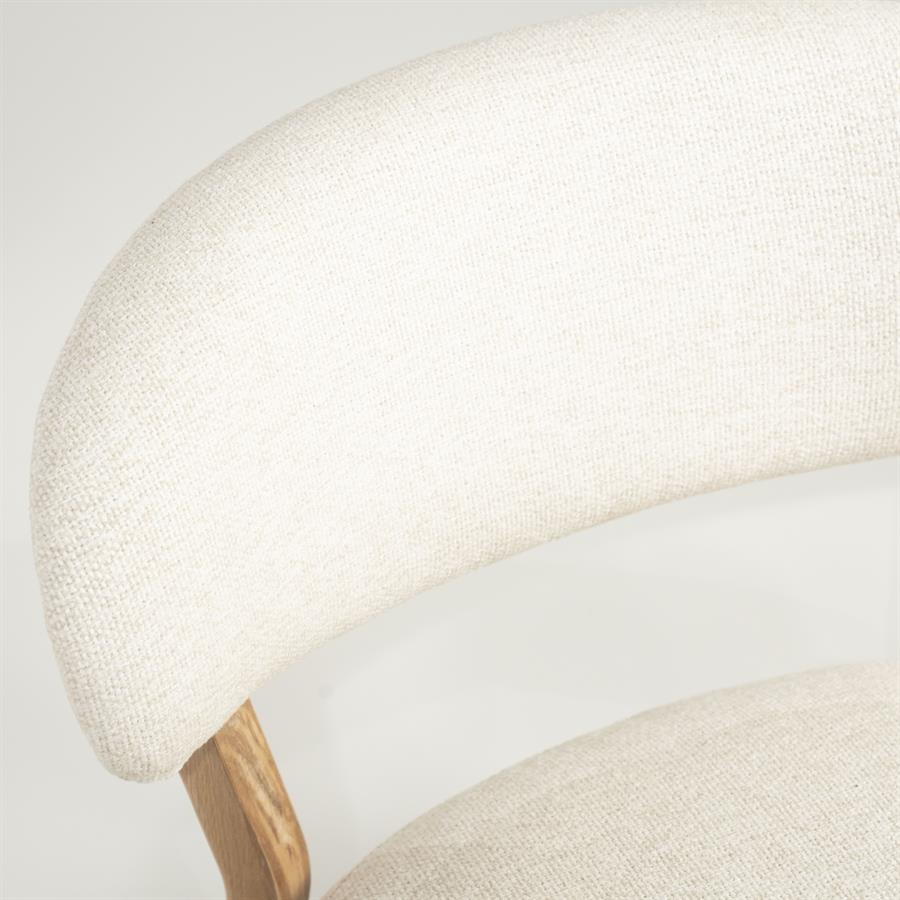 Fauteuil Mikky naturel – beige Moon