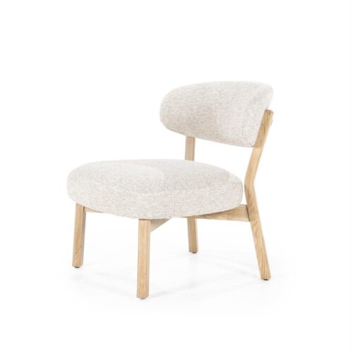 Fauteuil Mikky naturel – taupe Moon