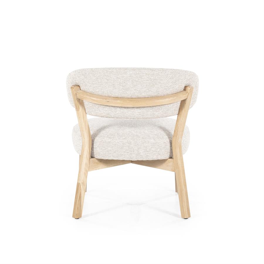 Fauteuil Mikky naturel – taupe Moon