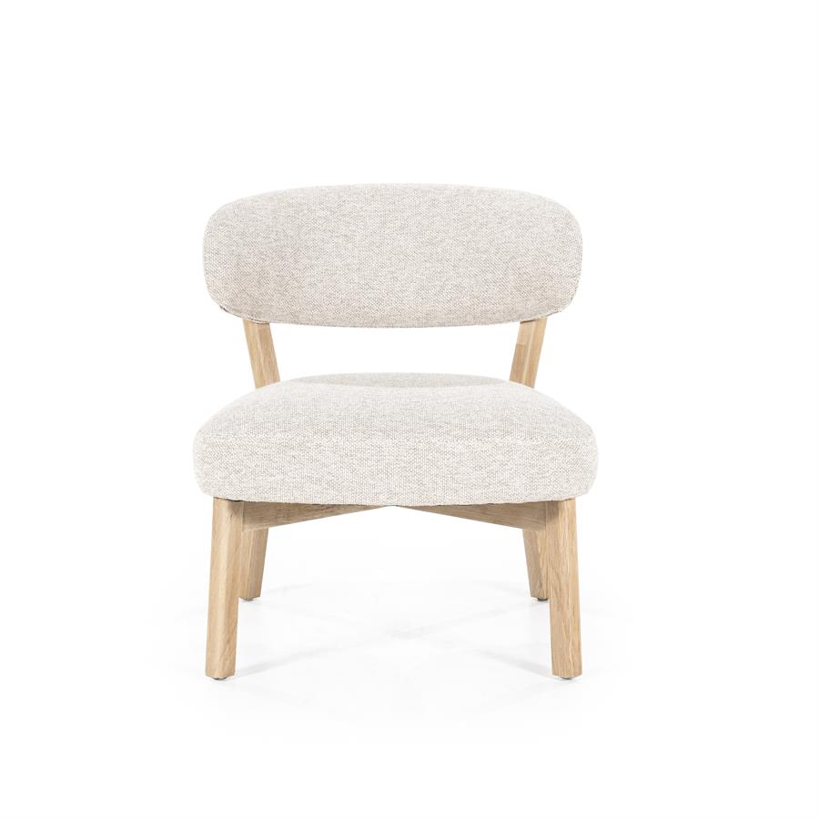 Fauteuil Mikky naturel – taupe Moon