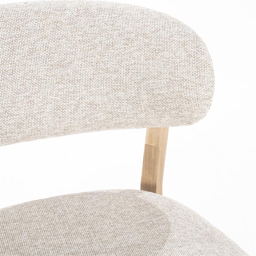 Fauteuil Mikky naturel – taupe Moon