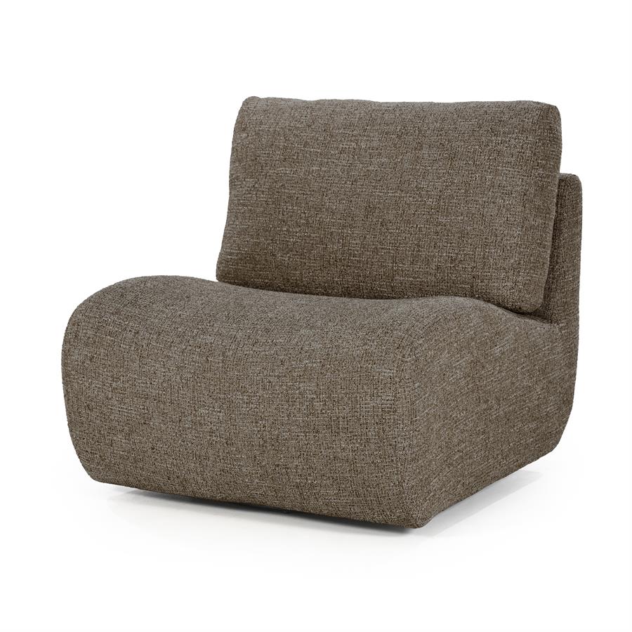 Fauteuil Lucia – bruin Donna