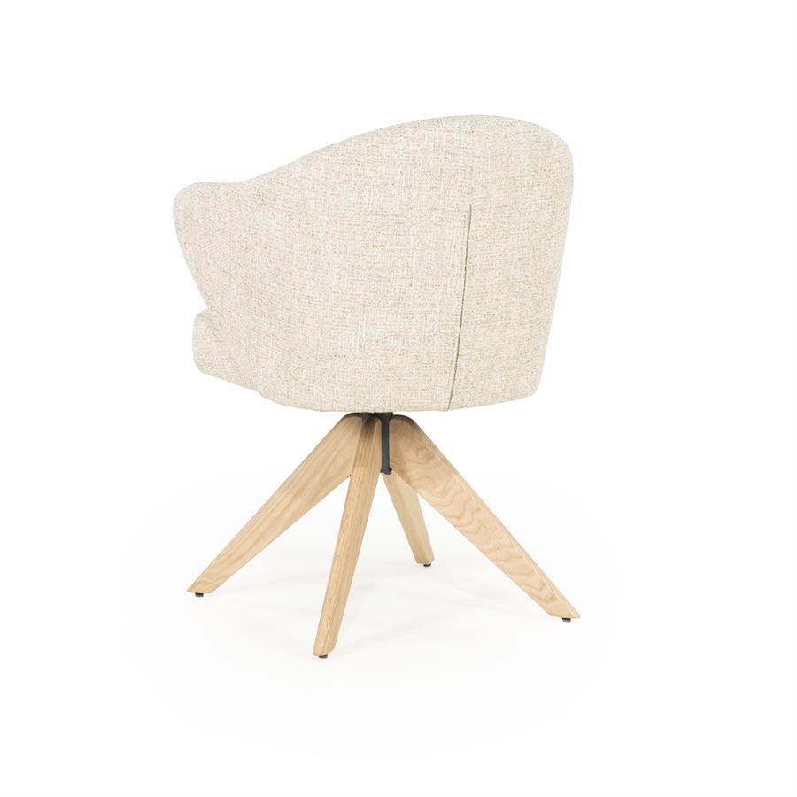 Stoel Connor naturel – beige Donna