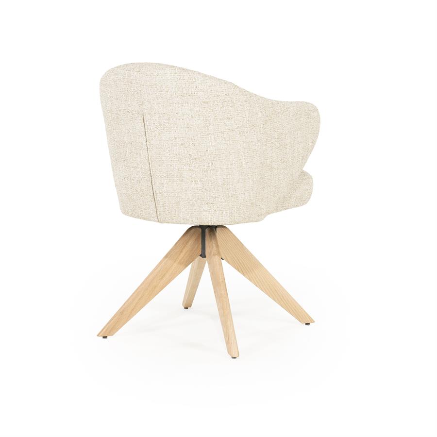 Stoel Connor naturel – beige Donna