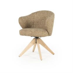 Stoel Connor naturel – mosterd Donna