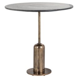 Bistrotafel Logan 75Ø (Black/gold)