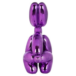 Dog deco object paars