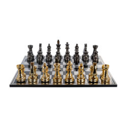 Schaakbord Saray (Black/gold)