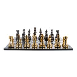 Schaakbord Saray (Black/gold)