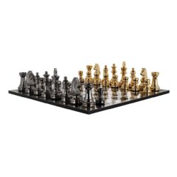 Schaakbord Saray (Black/gold)