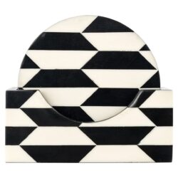 Onderzetters Jula (Black/white)