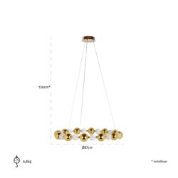 Hanglamp Chanda (Gold)