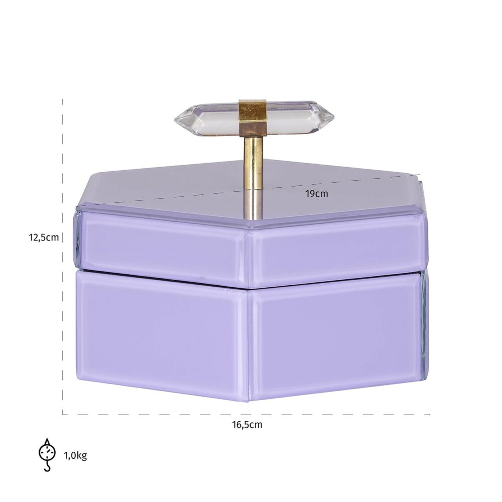 Opbergbox Jutta klein (Purple)