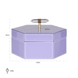 Opbergbox Jutta groot (Purple)