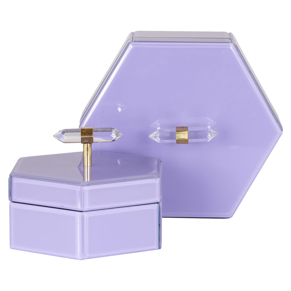 Opbergbox Jutta groot (Purple)