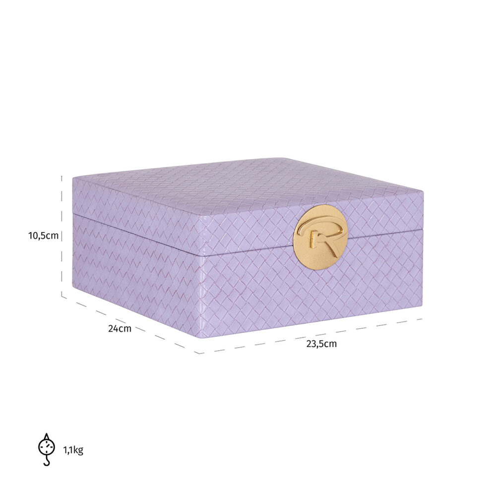 Sieradendoos Joelle groot (Purple)