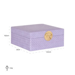 Sieradendoos Joelle groot (Purple)
