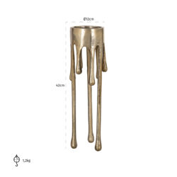 Kandelaar Lorin groot (Brushed Gold)
