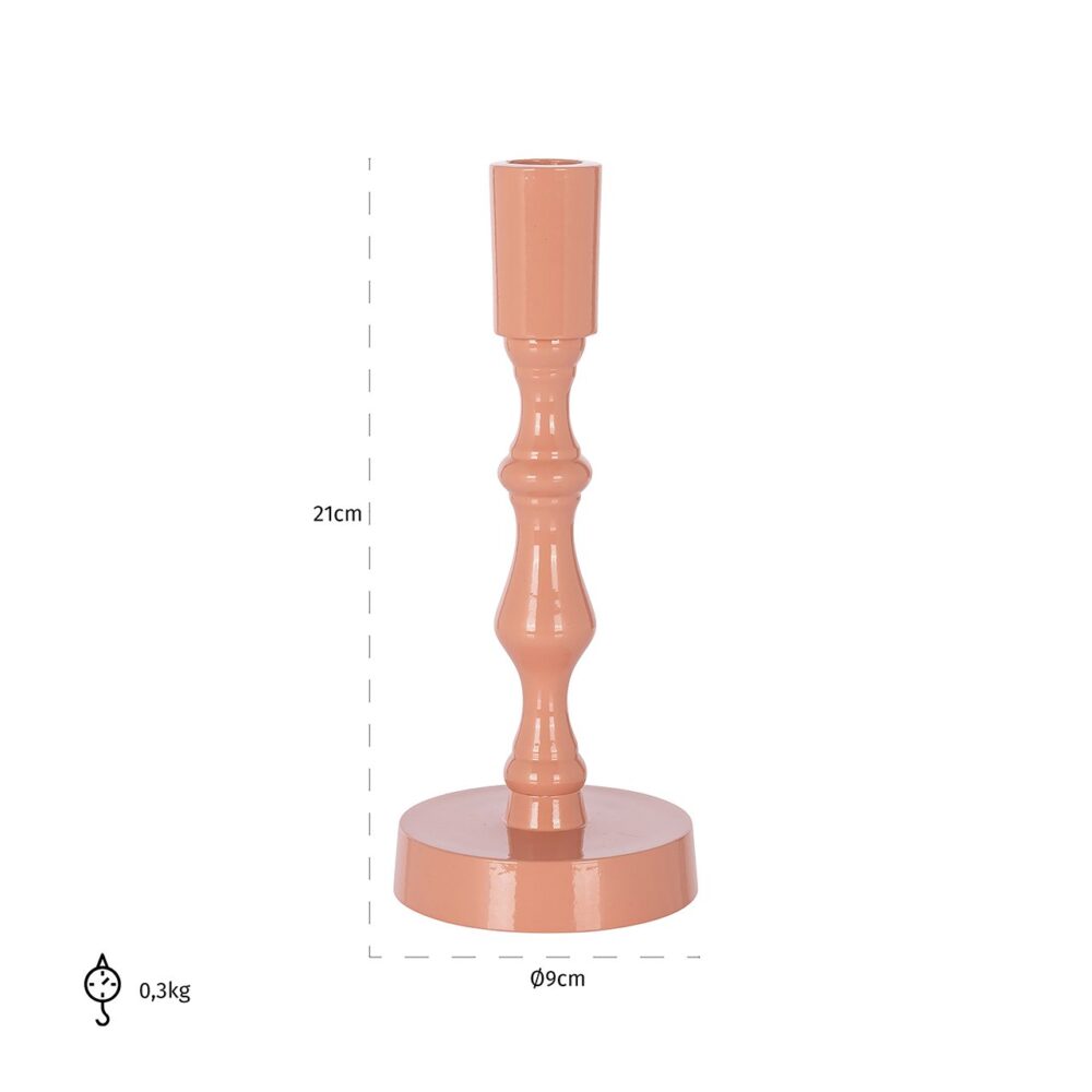 Kandelaar Raf klein (Pink)
