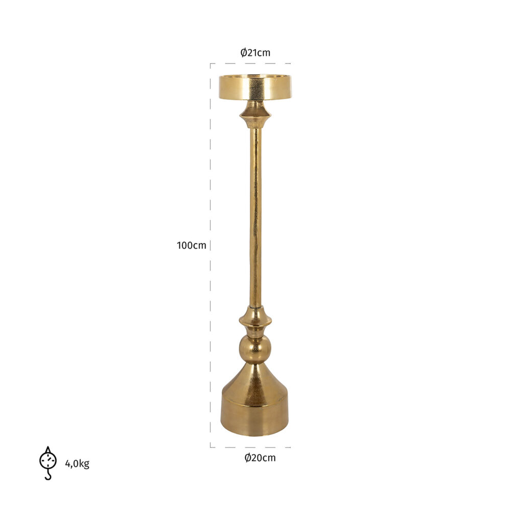 Kandelaar Presley big (Gold)
