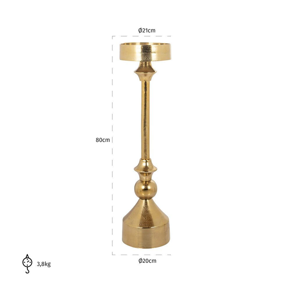 Kandelaar Presley small (Gold)