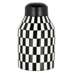 Pot Malou klein (Black/white)
