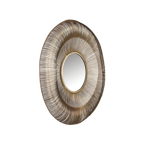 Spiegel Aliza 75Ø (Gebürstetes Gold)