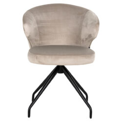 Draaistoel Milly khaki velvet (Quartz Khaki 903)
