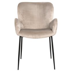 Stoel Amber khaki velvet fire retardant (FR-Quartz 903 Khaki)