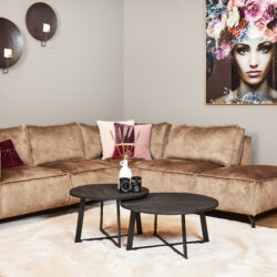Couchtisch Austin Schwarz | 70 cm | 2er-Set