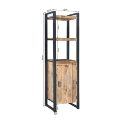 Boekenkast Boaz | 55 cm | deur
